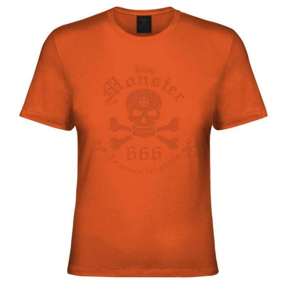 Playera Naranja Niña logo