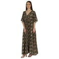 thumbnail image 3 of Inkmeso Robe à Manches Kimono Courtes Imprimée à Col en V pour Femmes, Robe Maxi Longue Décontractée d'Été, 3 of 7