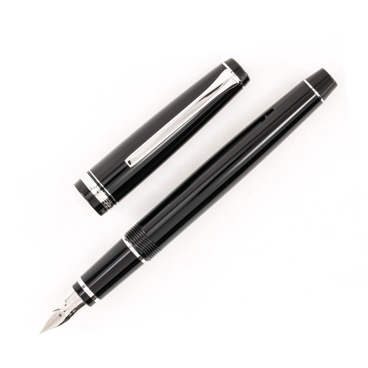 Pilot Falcon Black Fountain Pen - Extra Fine