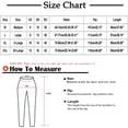 thumbnail image 2 of Bogo Capri Linen Pants Women Petite White Women'S Pants Casual Elastic Waist Pants For Women Trendy Plus Sweatpants Women Plus Size Cotton Womens High Waist Trousers, 2 of 5