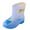 Sky Blue, variant on Female Shoes Little Kid Kids Low Heels Cute Cartoon Mid Tube Rain Boots Fashion Transparent Practical Outdoor Small Toddler Rain Boots Girls Pink 11