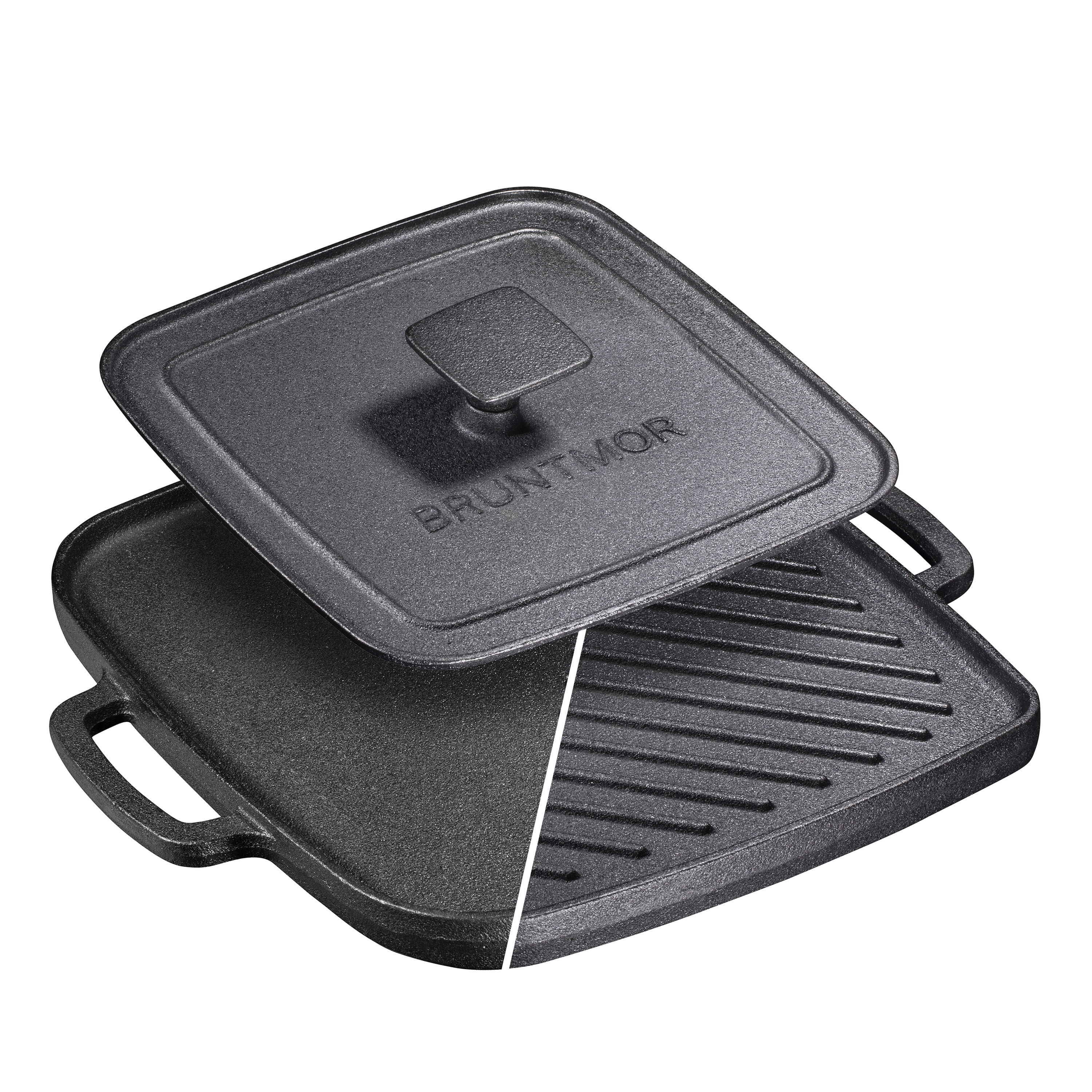 Lodge Single Burner 10.5 Cast Iron Reversible Grill/Griddle - Meadow Creek  Barbecue Supply