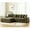 Green, variant on Luxurious and Durable Corduroy Material - Oversized L-Shaped Sofa with Left Chaise and Eight Pillows for Relaxing in Living Space