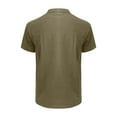 thumbnail image 3 of NIEWTR Mens Polo Shirts Short Sleeve Casual Solid Stylish Collared Golf Polo Shirts for Men(Green,S), 3 of 5
