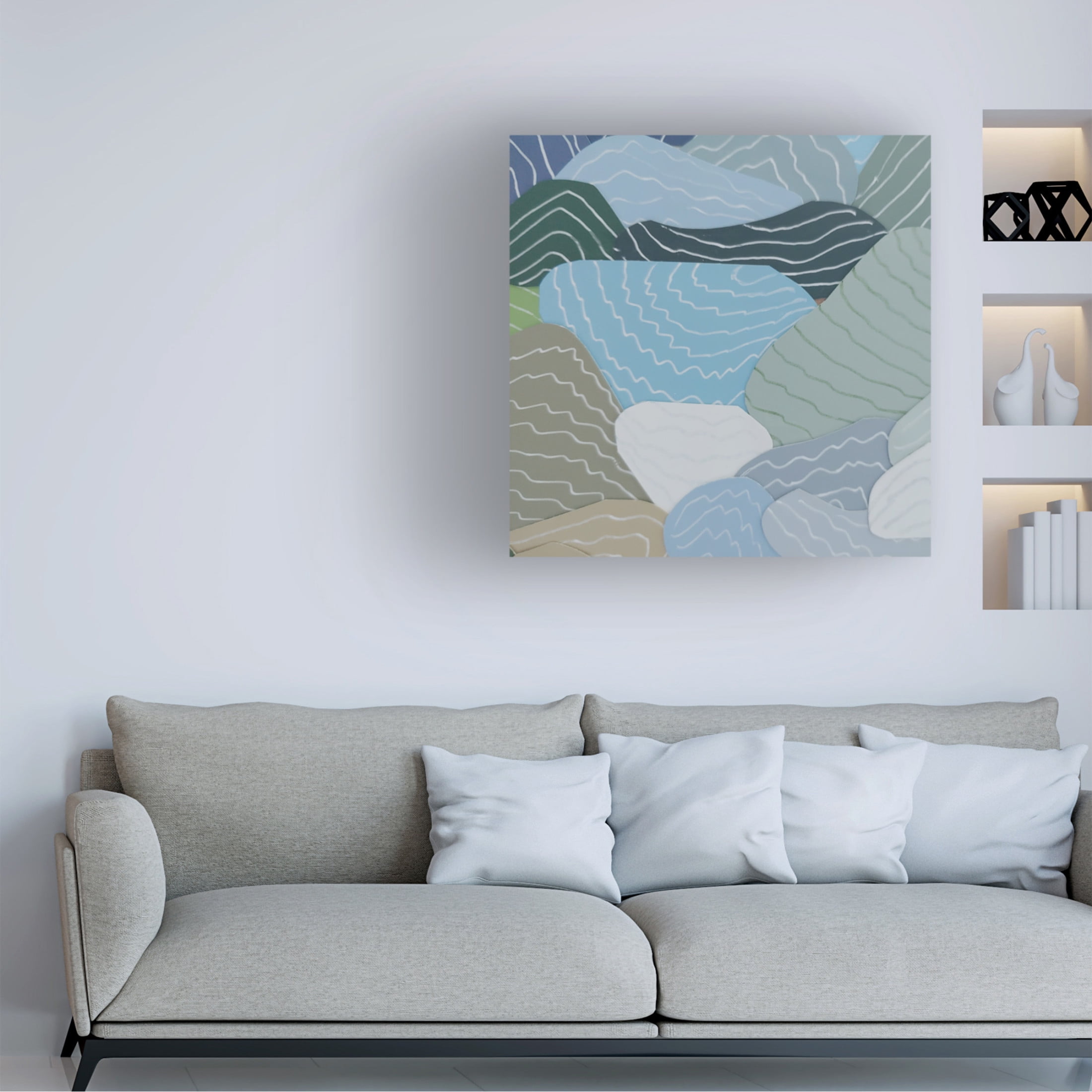 Trademark Fine Art Coco Good Rice Paddies I Canvas Wall Art