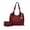 Burgundy, variant on MKF Collection Calina Expandable Shoulder Bag Women's Crossbody Bag Handbag Purse by Mia K