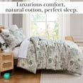 thumbnail image 4 of Southshore Fine Living, Inc. 100% Cotton Duvet Cover King, 300 Thread Count Sateen, Natural Beige, 4 of 9