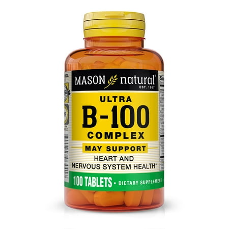 Mason Natural Ultra B-100 Complex - Healthy Heart, Immune, Energy