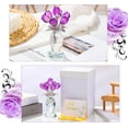 thumbnail image 4 of ABPETE Crystal Purple Rose Flower Figurines - Glass Rose Bouquet Gifts for Women Mom Wife Girlfriend on Valentines Christmas Mothers Day Wedding Party, 4 of 12