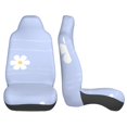 thumbnail image 3 of ZNDUO 2 Piece Universal Car Seat Covers for Front Seats, Polyester Vintage Daisy Floral Pattern Elastic Car Seat Protectors, 3 of 8