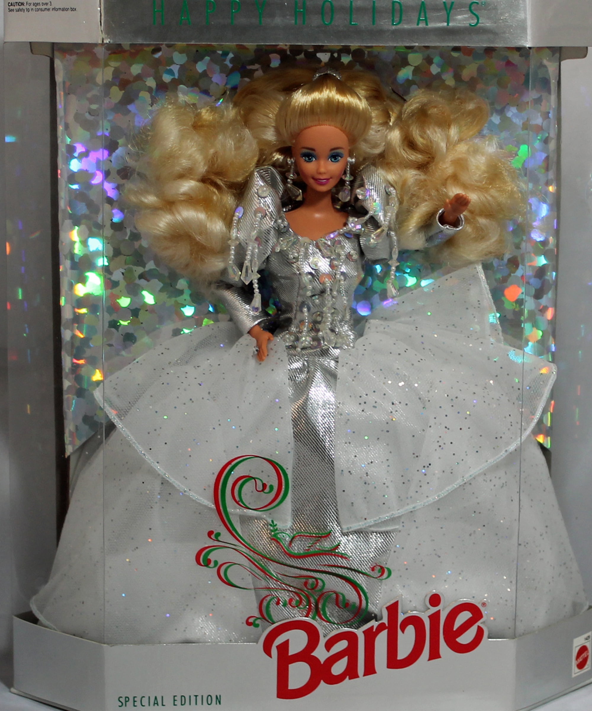 1992 Happy Holidays Barbie, NRFB, (01429) Walmart.com
