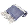 thumbnail image 4 of Design Imports FBA43922 Serviette Fouta Rayée Bleu Nautique 1 Po., 4 of 10
