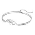 thumbnail image 2 of Pulseras para mujer cadena moda ajustable pequeño adorno encanto para cumpleaños plata, 2 of 8