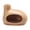 Brown, variant on Partheme Handcrafted Ceramic Palo Incense Censer Ash Catcher with Chimney, for Wood Sticks Incense Cones Room Home Decor, 5x4x2in, Brown