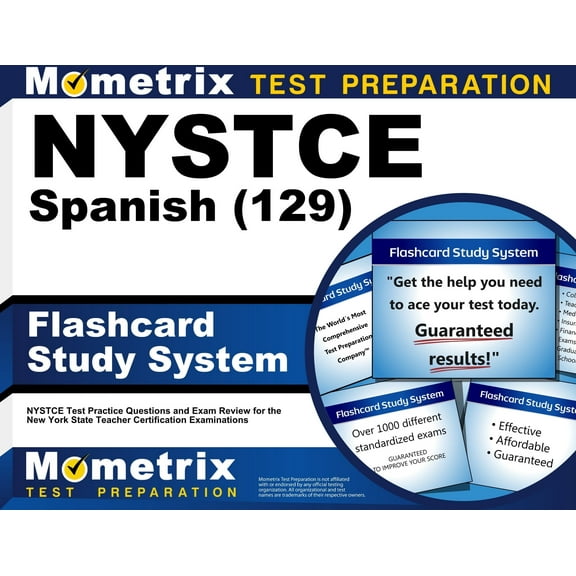NYSTCE Spanish (129) Flashcard Study System : NYSTCE Test Practice Questions and Exam Review for the New York State Teacher Certification Examinations (Cards)
