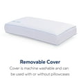 thumbnail image 6 of Modern Sleep Cool Sleep Ventilated Plush Gel Memory Foam Gusseted Bed Pillow, Queen, 6 of 11