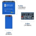 thumbnail image 2 of YTX16-BS GEL Battery for Suzuki 500cc LT-A500F Vinson 4WD 2004-2005, 2 of 14