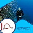 thumbnail image 2 of Sonducket Buceo Freediving Lanyard Cuerda de seguridad profesional cómoda Cuerdas de buceo firmes Natación Buceo Accesorios Hogar Deportes acuáticos Sonducket OD030911-00B, 2 of 6