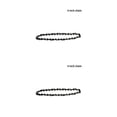 thumbnail image 4 of Riwesomey Cadena de motosierra de acero para sierra de poda, cadena de sierra eléctrica de repuesto para carpintería, 4 pulgadas Type1 NO1 Riwesomey CBP076804, 4 of 6