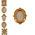 thumbnail image 5 of Vintage Gold Carved Photo Frame Refrigerator Magnets, Magnetic Picture Holders with Ornate Design, Replaceable Photo Display for Home Decor, Ideal for Kitchen Walls & Metal Surfaces, 5 of 7