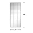 thumbnail image 3 of 69"x30" Rectangle Full Length Mirror Window Mirror Floor Mirror,Black, 3 of 4