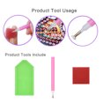 thumbnail image 4 of DIY 5D Diamond Painting Wallet Wallet Rhinestone Embroidery Keychain Rhinestone Coin Purse Crystal Painting Wallet, 4 of 9