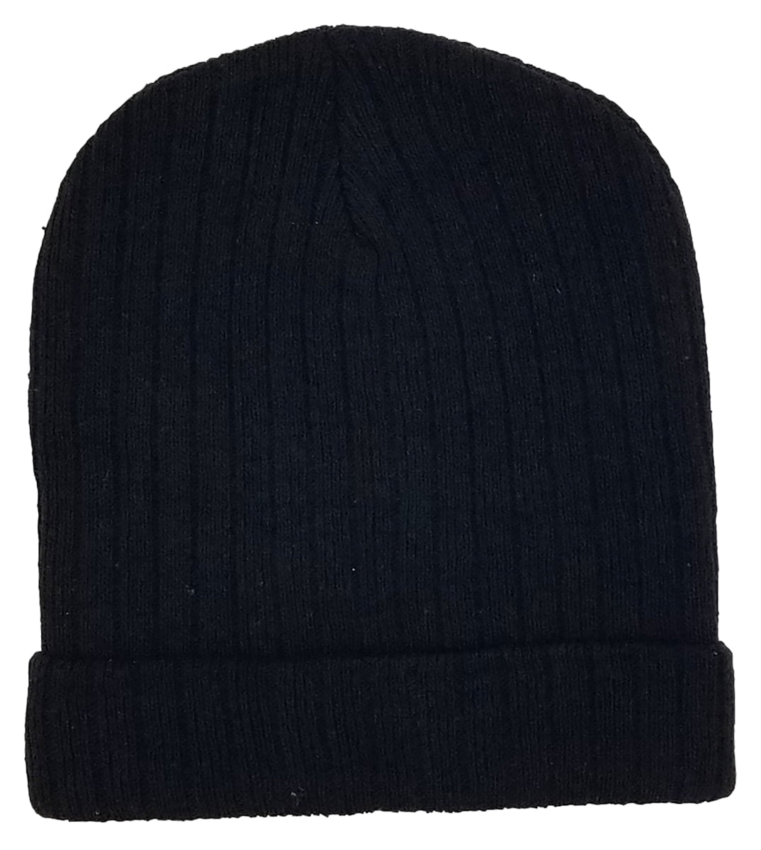 24 Pack Kids Beanies, Cuffed Winter Knit Hats for Boys Girls, Soft Thick Heat Insulating, Bulk (Assorted C)