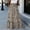 Khaki, variant on Vetsdori Women Summer Casual Print Casual Long Skirt With High Waist And Flowing Long Skirt With Pockets And Half Skirt