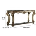 thumbnail image 4 of ACME Vendome Sofa Table, Gold Patina, 4 of 5