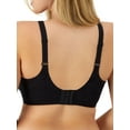 thumbnail image 3 of Bali Breathe Cotton Modal Lace Convertible Strap Underwire Bra DF7590 Color: Black Almond Size: 40 D, 3 of 4