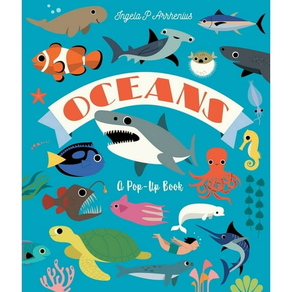 Interactive Creature Cultures Oceans: A Pop-Up Book, (Hardcover)
