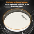 thumbnail image 7 of Electric Drum Set, Electronic Drum Set for Beginner with 150 Sounds, Drum Set for kids with 4 Quiet Electric Drum Pads, 2 Switch Pedal, Drum Throne, Drumsticks, On-Ear Headphones, 7 of 7