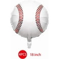 thumbnail image 3 of 8Pack Gender Reveal Party Balloons, 4Pcs Pink Bow Foil Balloons 4Pcs Foil Baseball Balloons for Baseball or Bows Gender Reveal Party Decorations Supplies, 3 of 3