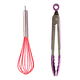 thumbnail image 1 of Utensilios de cocina de silicona de 2 piezas, sistema de utensilios de cocina de silicona fácil de limpiar, para utensilios de cocina antiadherentes, 1 of 5