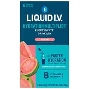 Liquid I.V.® Guava Hydration Multiplier® Powdered Electrolyte Drink Mix, 6 Count Packets