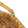 thumbnail image 4 of Household Essentials Water Hyacinth Handwoven Flower Basket Set, Natural, Set of 2, 4 of 9
