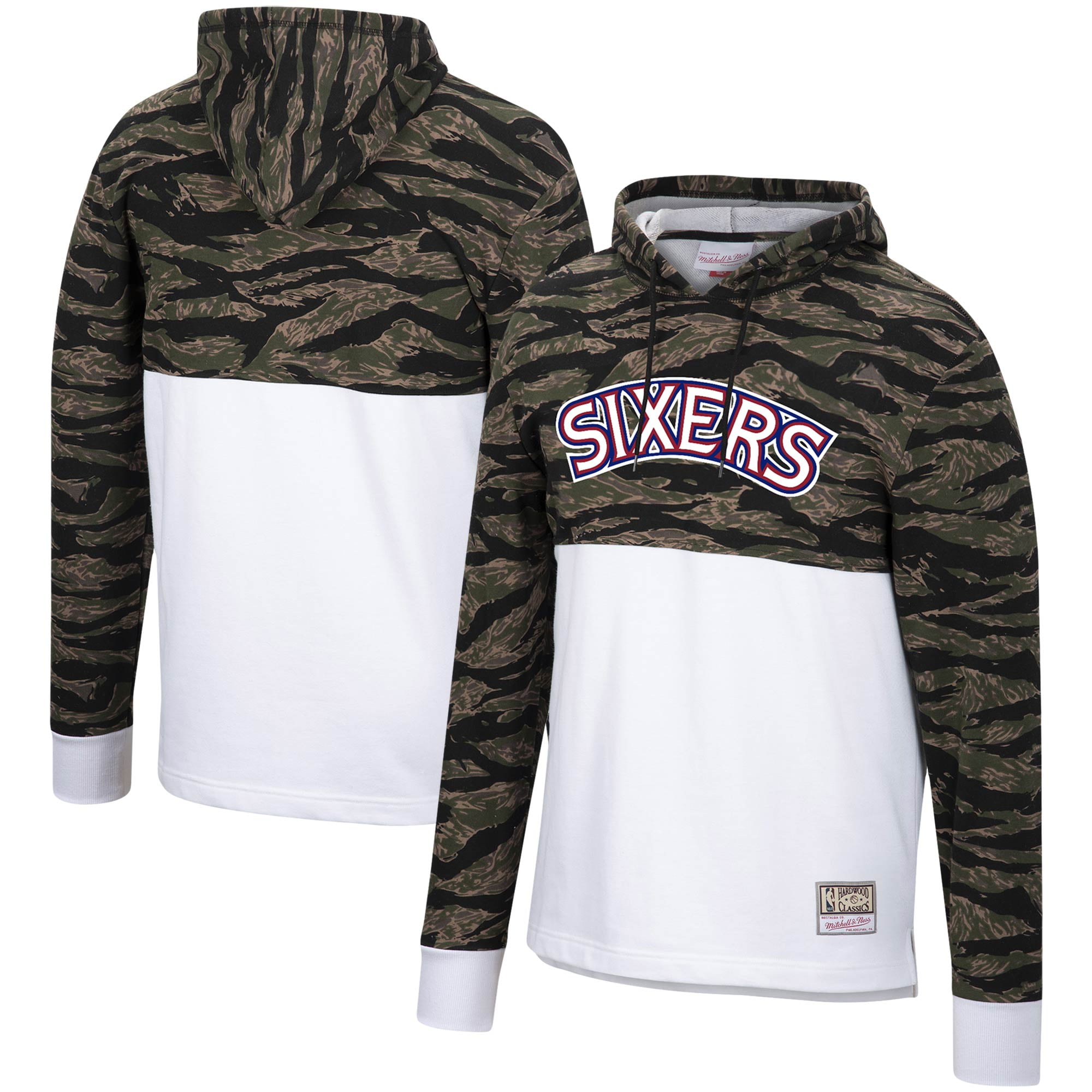 white sixers hoodie