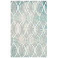 thumbnail image 3 of Safavieh Dip Dye Britton Distressed Wool Area Rug, Green/Ivory Gray, 5' x 8', 3 of 14