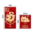thumbnail image 2 of 6Pcs Cute Thick Glitter Paper Profit Is Sealed New Year Envelope Gilding Craft New Year Three-Dimensional Dragon Year Hongbao Red Envelope 4, 2 of 8
