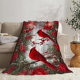 Cardinal Blanket Soft Cozy Cardinal Fleece Throw Blanket Lightweight