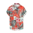 thumbnail image 4 of Xixinqiwan No Boundaries Men's Button Shirt,Men's Hawaiian Button Down Shirt Summer Short Sleeve Lightweight Shirts Blouse Beach Vacation Outfits, 4 of 6
