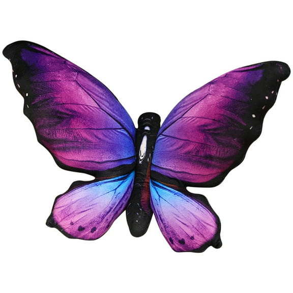 Butterfly Shape Decorative Pillow Plush Toy for Sofa Bed Room Garden Decor Multi Color Soft Hugging Gift