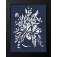 thumbnail image 2 of House Fenway 12x14 Black Modern Framed Museum Art Print Titled - Blues in Blossom I, 2 of 5