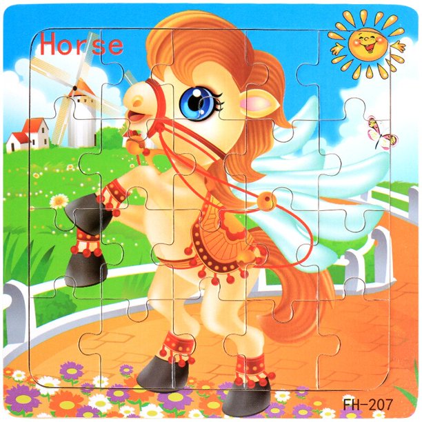 Rompecabezas de madera de 20 piezas para niños, juguete de dinosaurio de dibujos animados, juego de rompecabezas de madera para bebés, juguetes educativos tempranos para niños