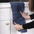 thumbnail image 4 of All-Clad Solid & Coordinate Kitchen Towels, 4-Pack, Indigo, 4 of 6