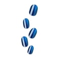 thumbnail image 4 of Kiss Impress Color FX  Short Oval Press on Nails, Blue, 30 Pieces, 4 of 12