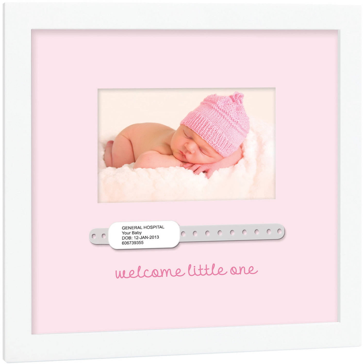 Tiny Ideas Baby Hospital Bracelet Keepsake Frame