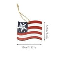 thumbnail image 3 of Utoimkio Clearance 3Pcs Patriotic Ornaments Independence Day Hanging Decorations,4th of July Party Supplies Red White and Blue Heart Pendants for Holiday Wedding Tree Decorations, 3 of 8