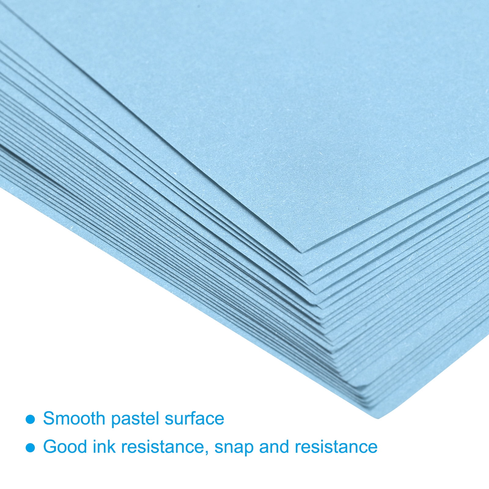 MECCANIXITY 100 Sheets Colored Copy Paper 8 1/2 Inch Printer Paper  22lb/80gsm Light Blue for Office Printing, Document Copying, Invitations,  Forms