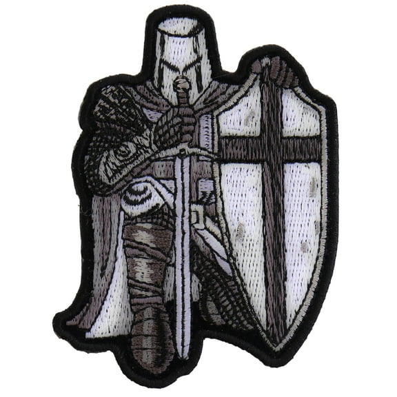 Kneeling Knight Crusader Mini Patch